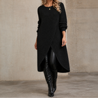 Isla | Women's Wrap-Front Tunic | Long Sleeve · Eltrendio