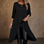 Isla | Women's Wrap-Front Tunic | Long Sleeve · Eltrendio