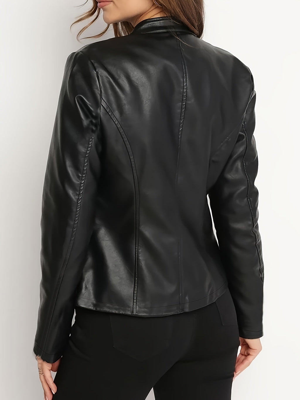 Isla | Women's Zip-Up Jacket | Faux Leather · Eltrendio