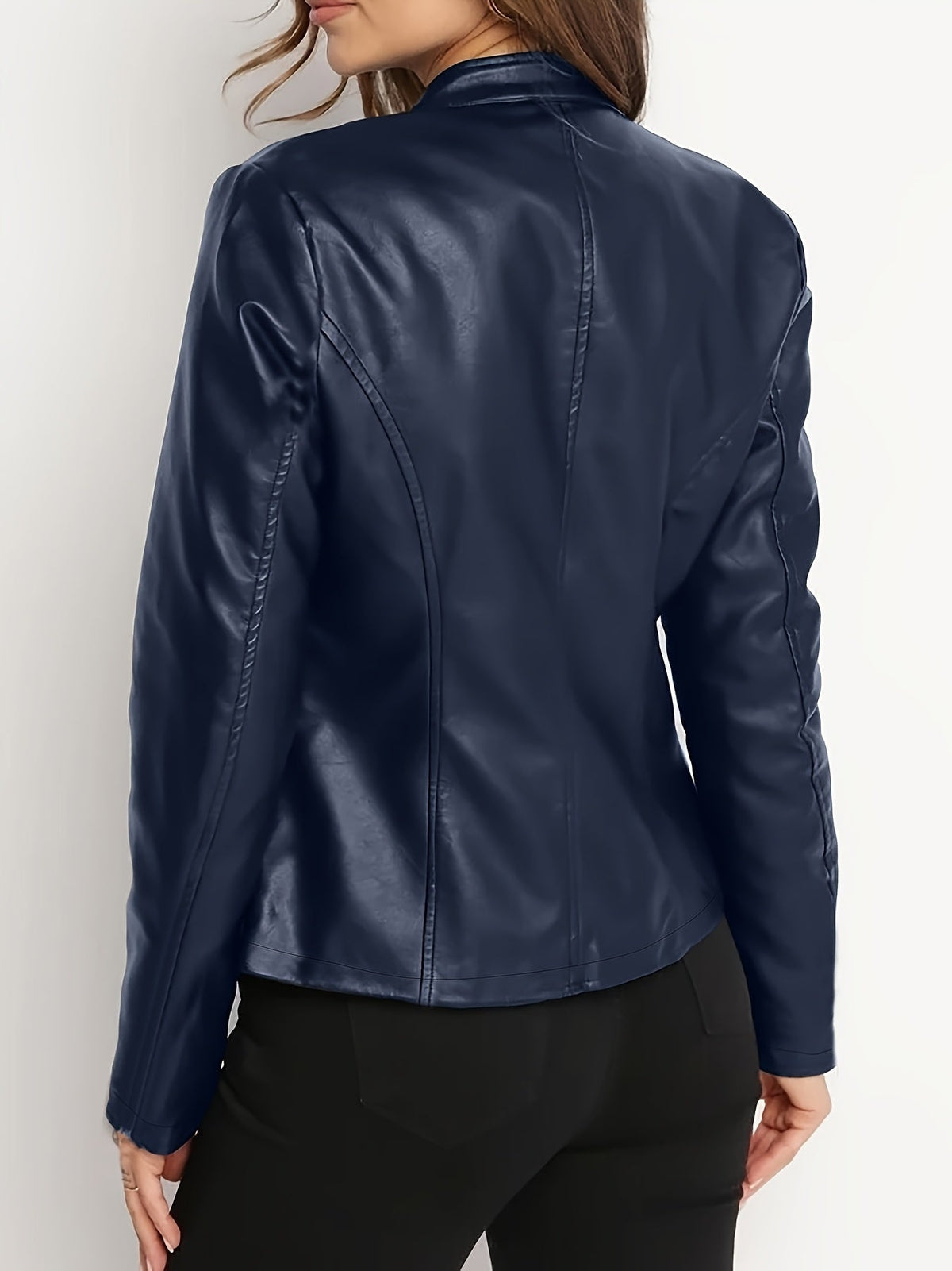 Isla | Women's Zip-Up Jacket | Faux Leather · Eltrendio
