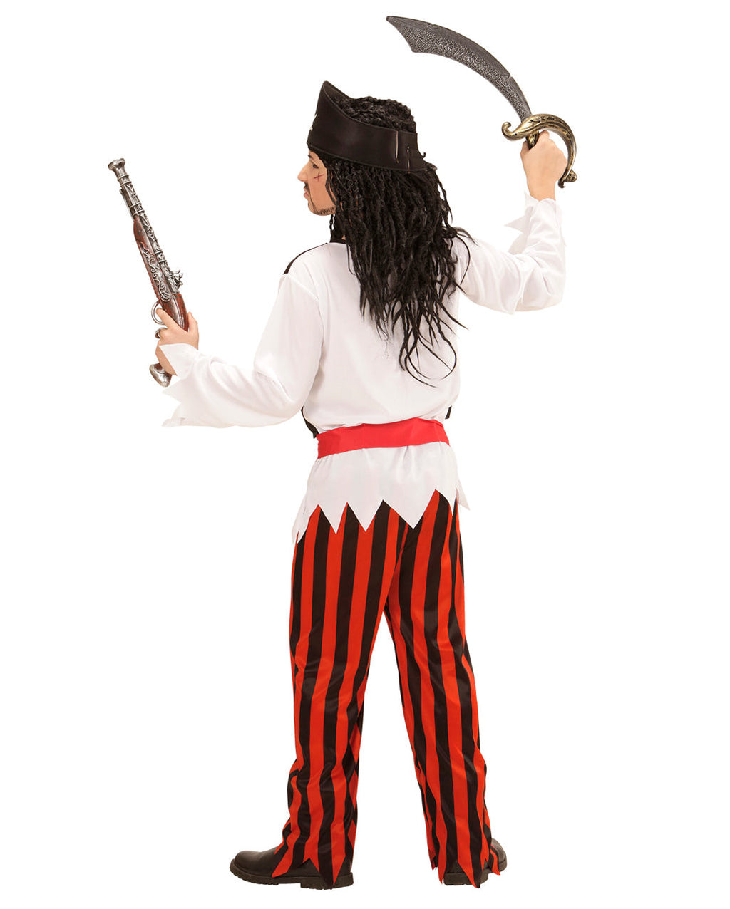 Jack | Kids' Pirate Costume | Striped Trousers-Eltrendio