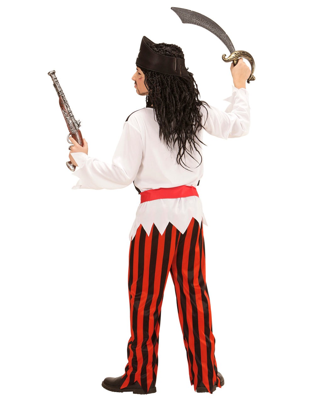 Jack | Kids' Pirate Costume | Striped Trousers-Eltrendio