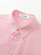 Jamie | Unisex Oversized Shirt | Striped Cotton Y2K Style-Eltrendio