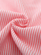 Jamie | Unisex Oversized Shirt | Striped Cotton Y2K Style-Eltrendio