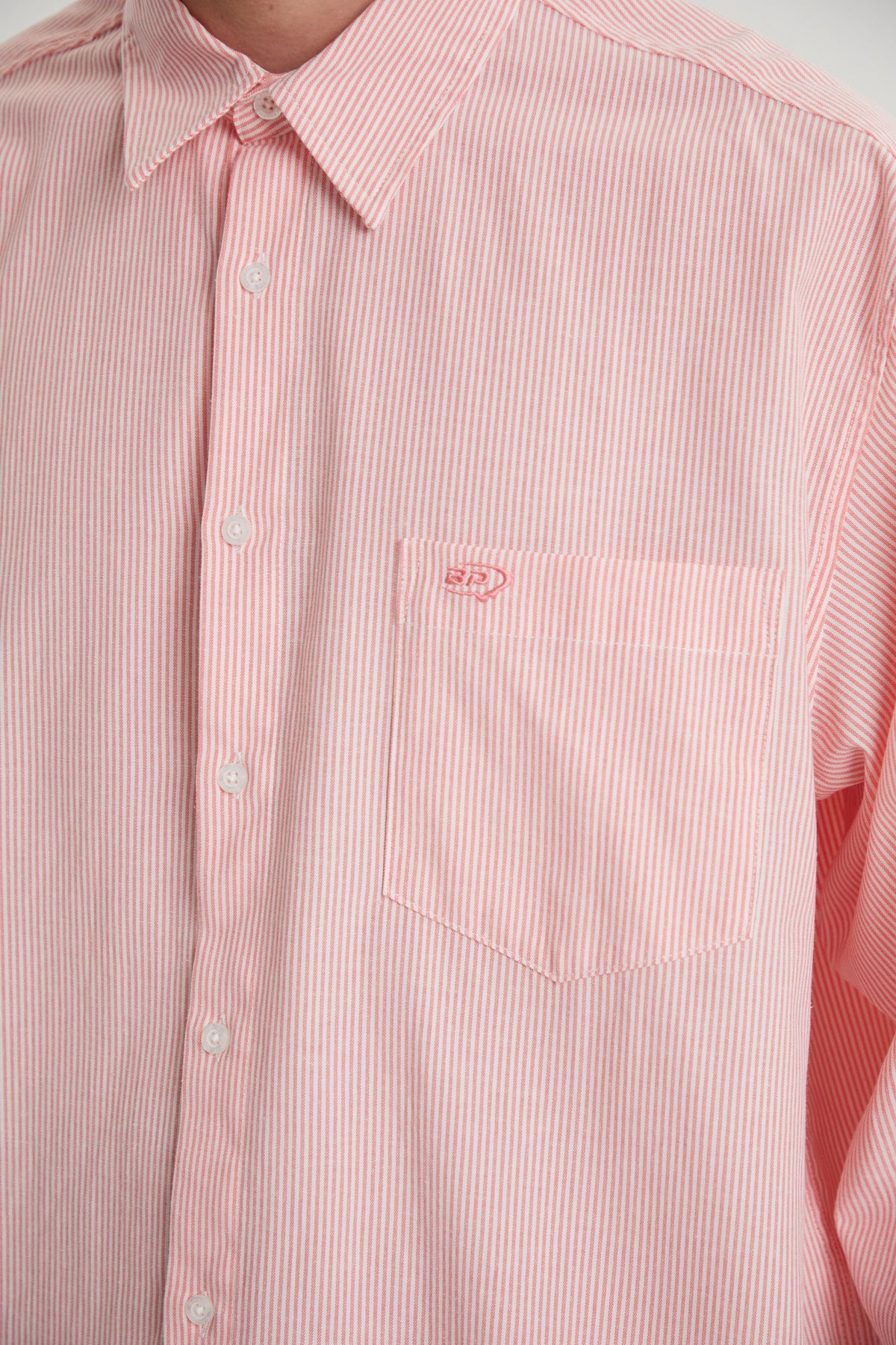 Jamie | Unisex Oversized Shirt | Striped Cotton Y2K Style-Eltrendio