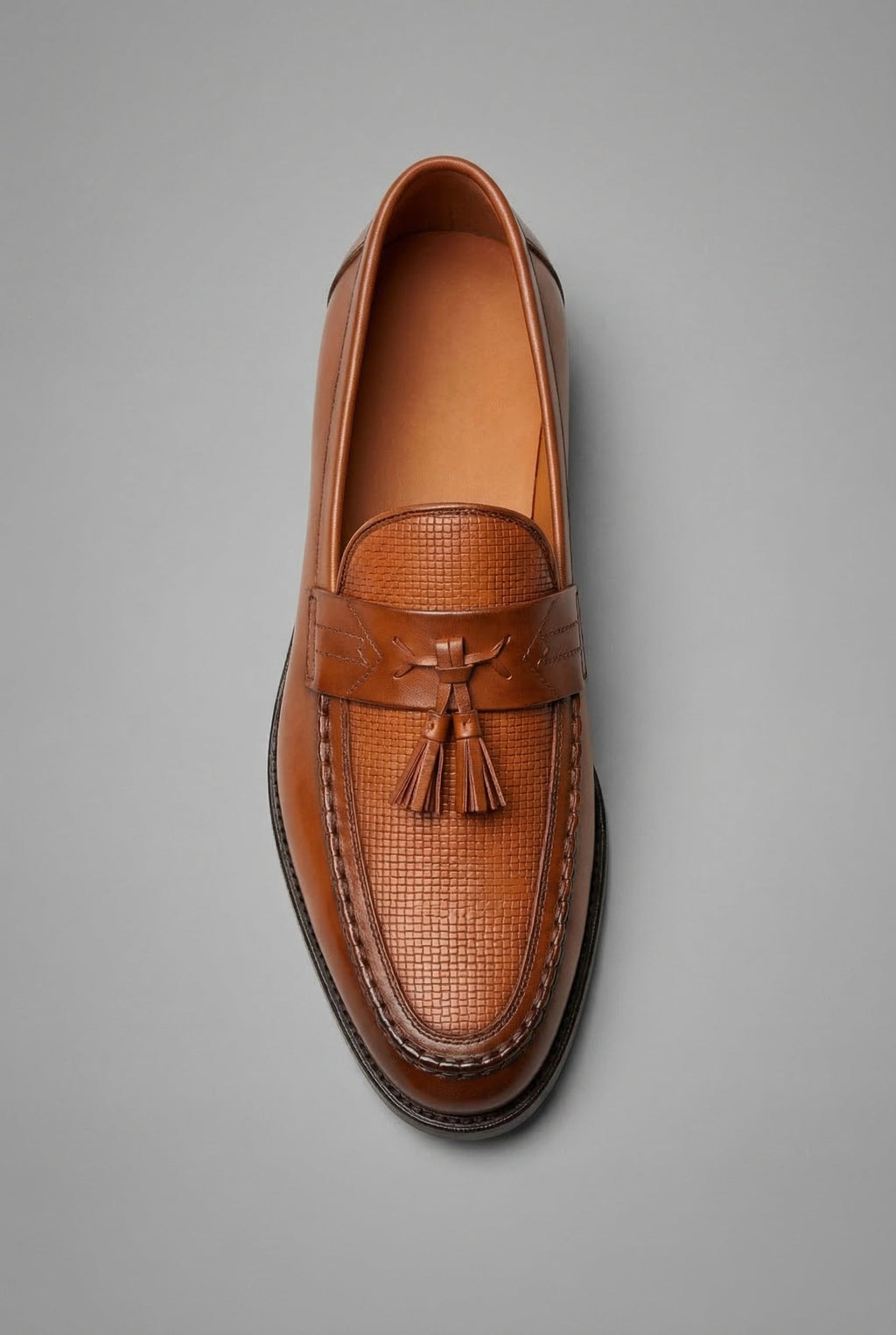 Oliver | Men's Tassel Loafers | Woven Detail · Eltrendio