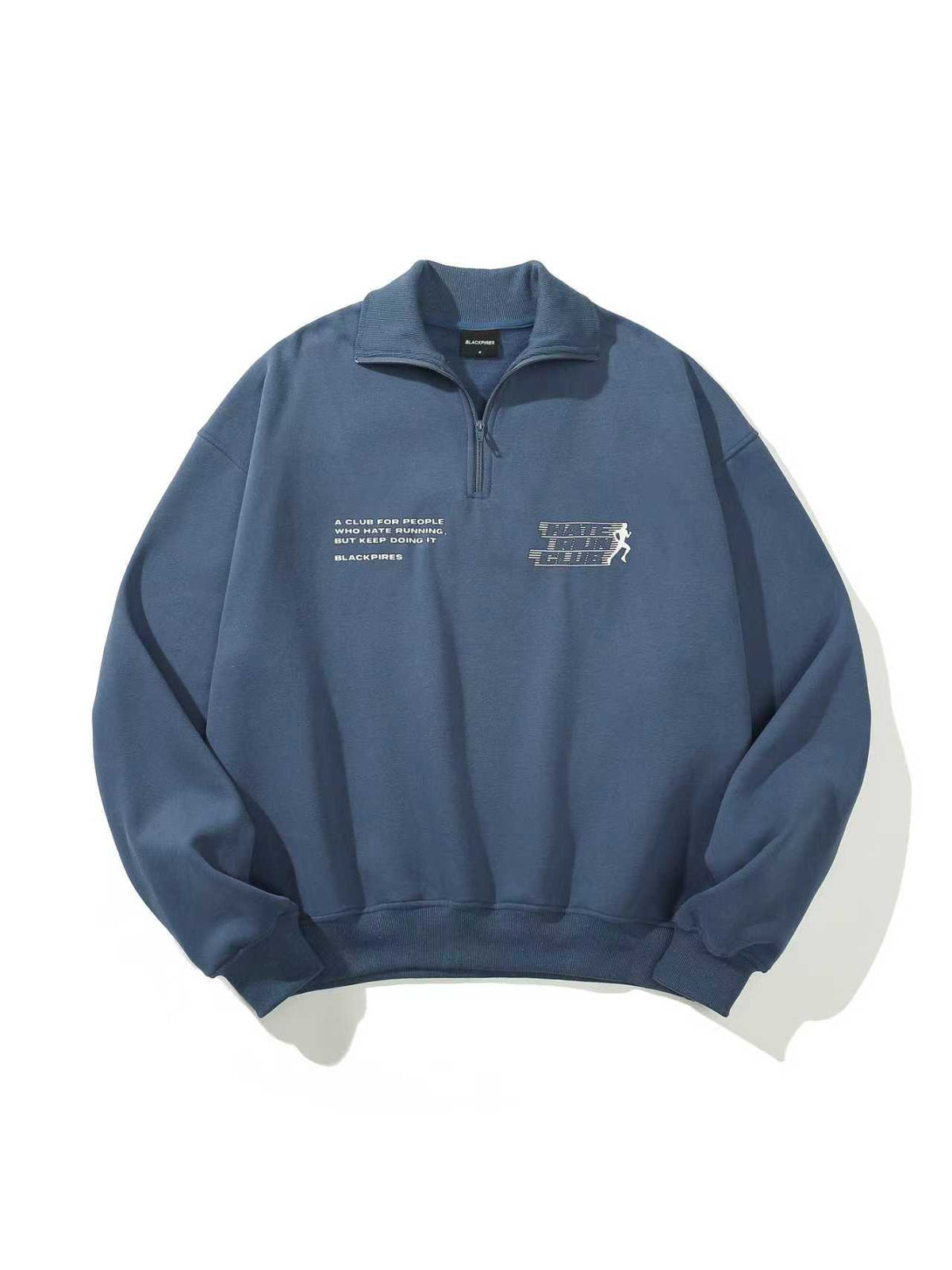 Leo | Unisex Half Zip Sweatshirt | Oversized Printed Streetwear Style-Eltrendio