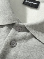 Lucas | Unisex Polo Sweatshirt | Oversized Cropped Retro Style-Eltrendio