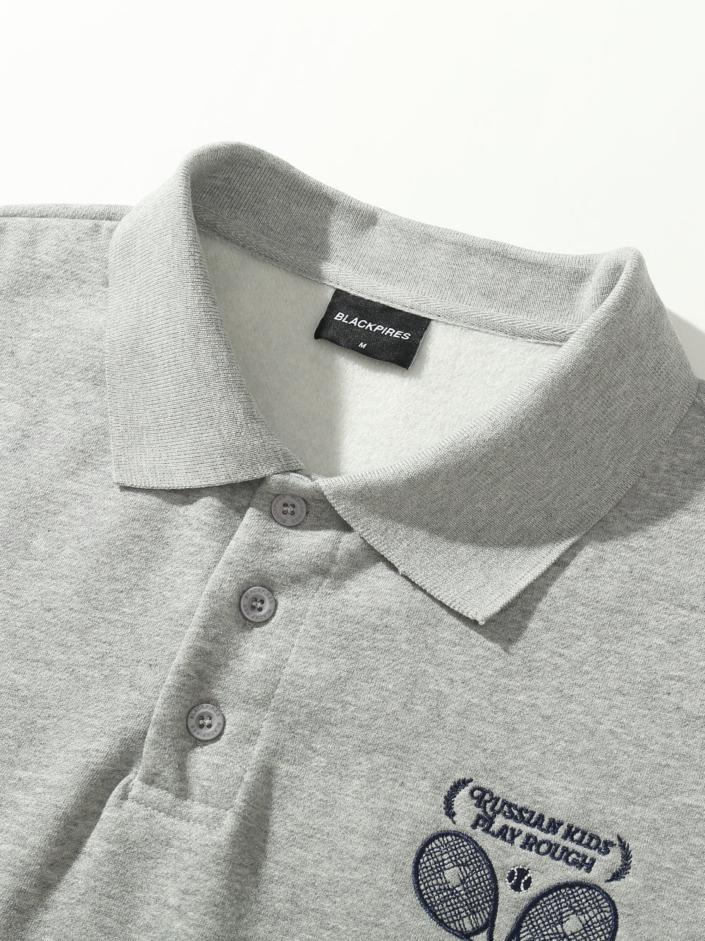 Lucas | Unisex Polo Sweatshirt | Oversized Cropped Retro Style-Eltrendio