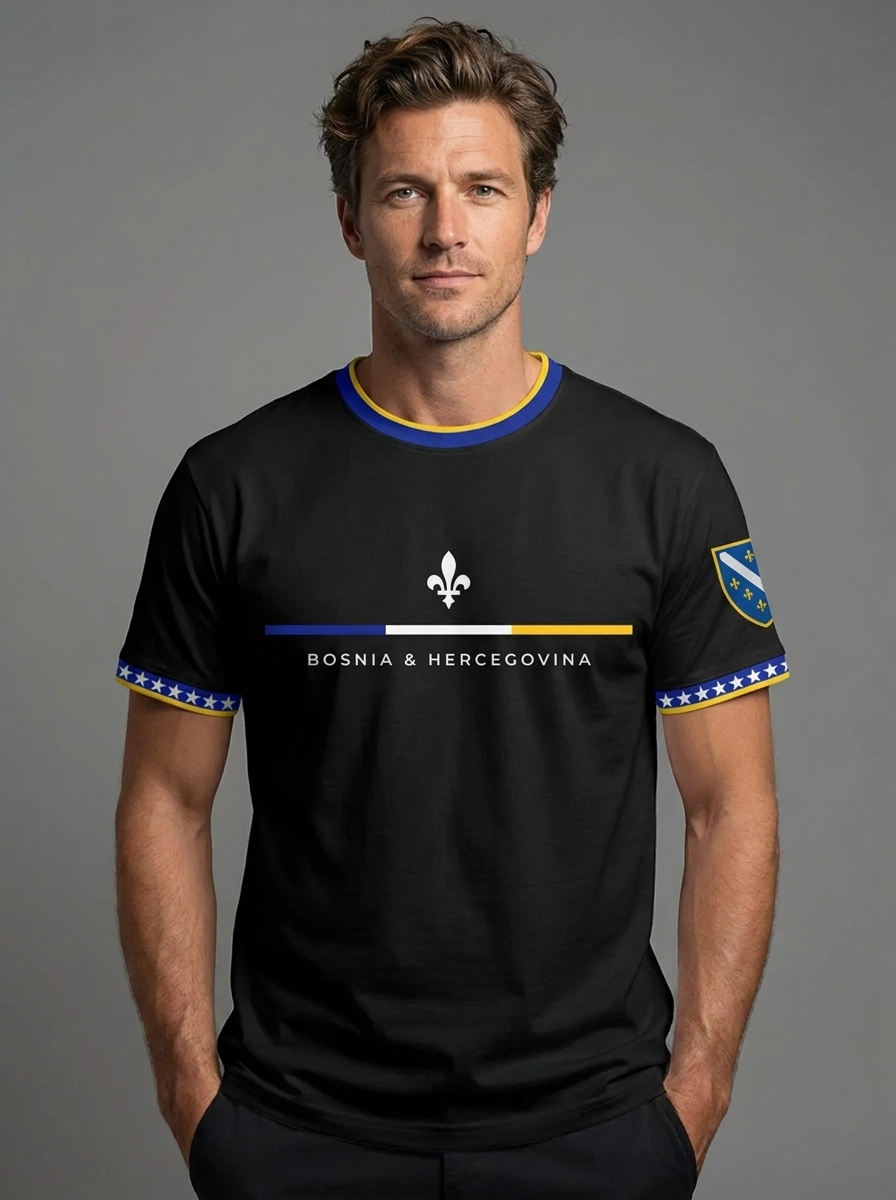 Lukas | Men's Crew Neck T-Shirt | Graphic Print-Eltrendio