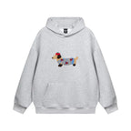 Mabel | Women's Cropped Hoodie | Dog Embroidery · Eltrendio