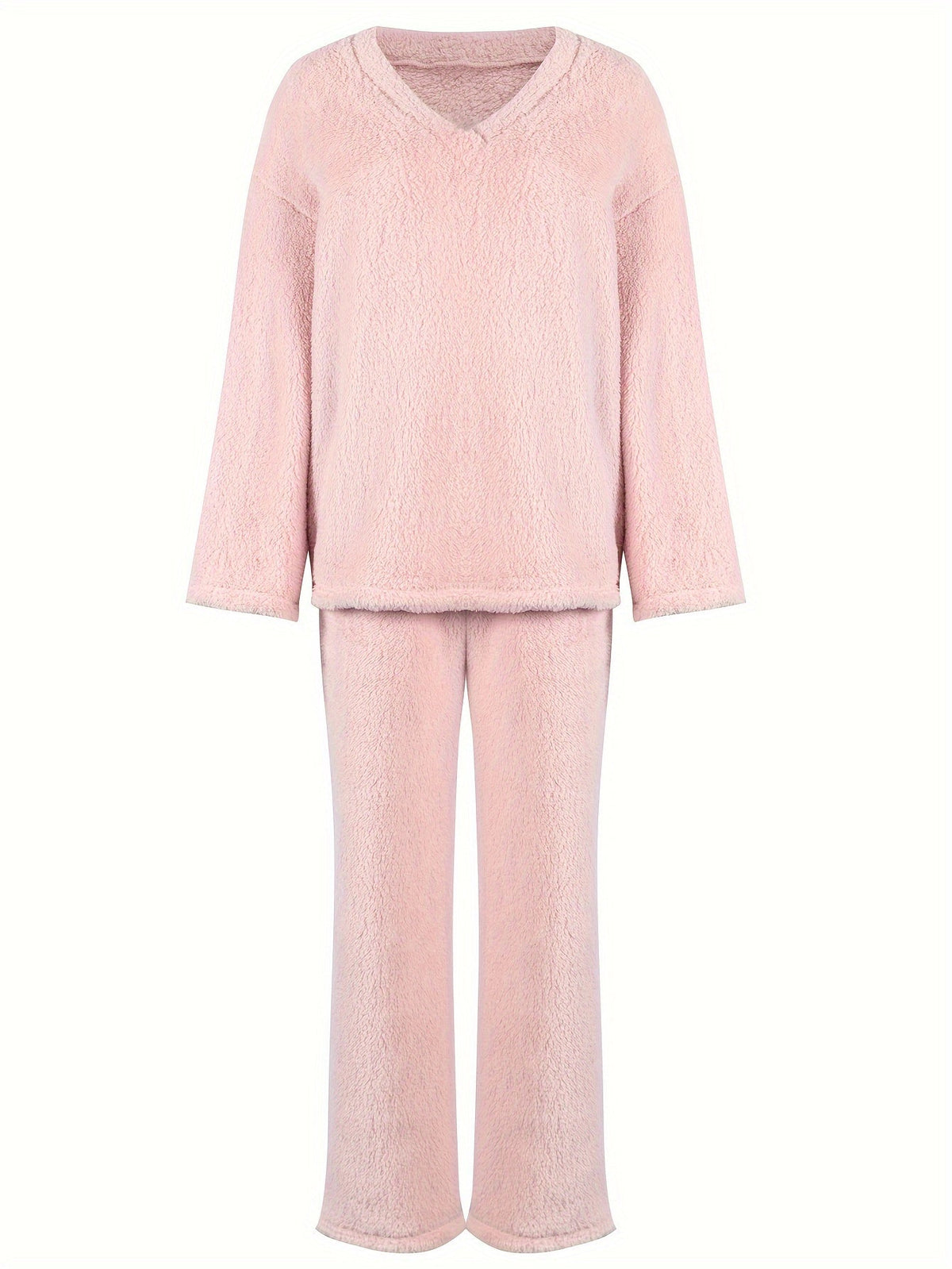Mabel | Women's V-Neck Loungewear Set | Soft Knit · Eltrendio