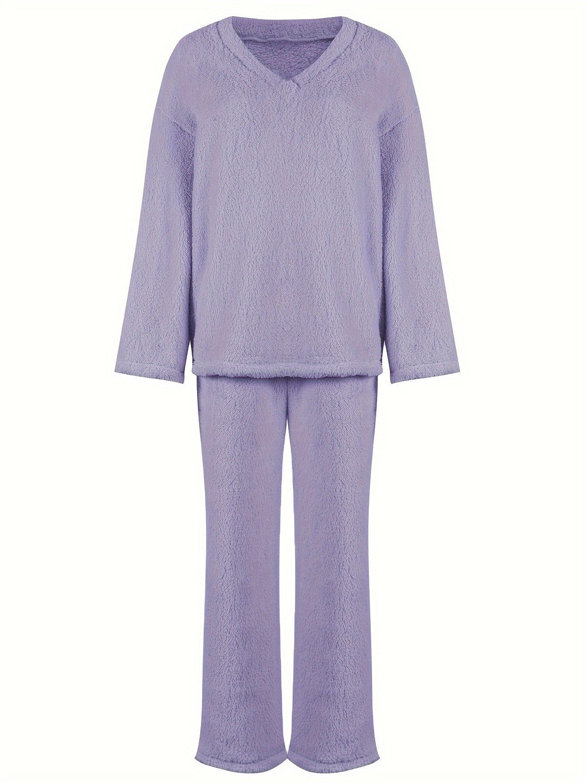Mabel | Women's V-Neck Loungewear Set | Soft Knit · Eltrendio