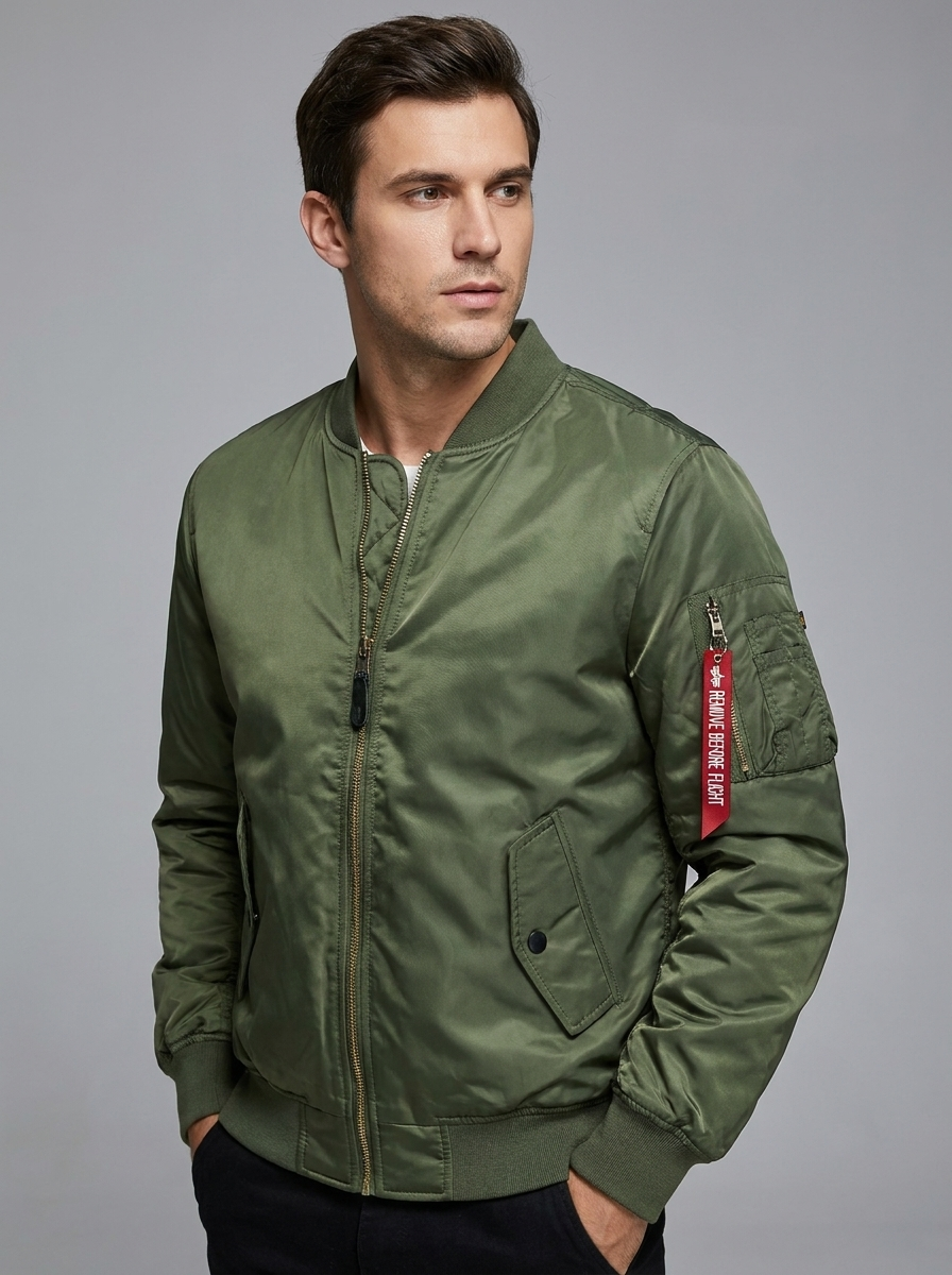 Marcus | Men's Bomber Jacket | Quilted Lining-Eltrendio