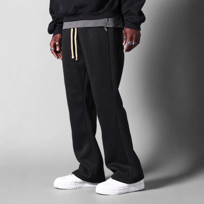 Marcus | Men's Flared Joggers | Cotton Fleece · Eltrendio
