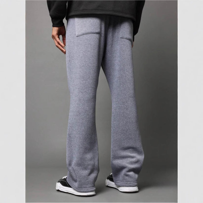Marcus | Men's Flared Joggers | Cotton Fleece · Eltrendio