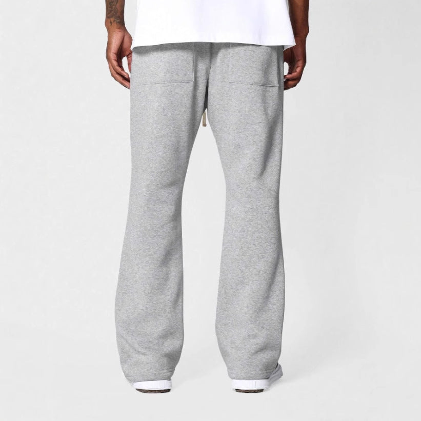 Marcus | Men's Flared Joggers | Cotton Fleece · Eltrendio
