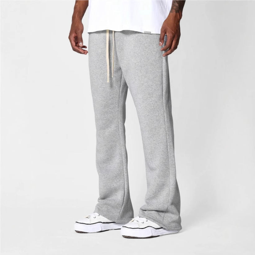 Marcus | Men's Flared Joggers | Cotton Fleece · Eltrendio
