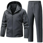 Marcus | Men's Hooded Tracksuit | Zip-Up · Eltrendio