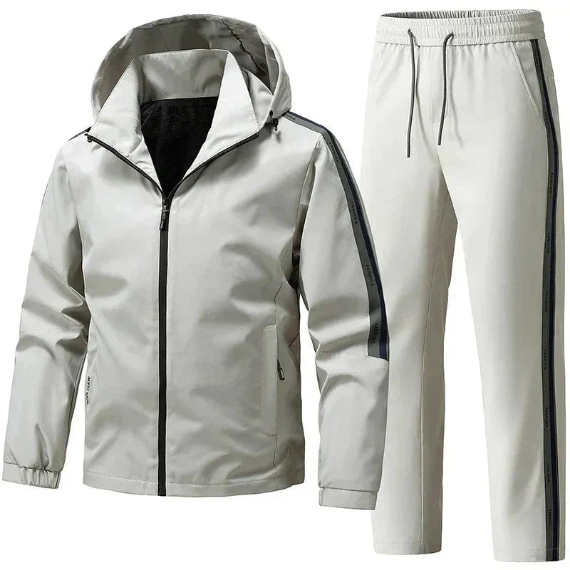 Marcus | Men's Hooded Tracksuit | Zip-Up · Eltrendio