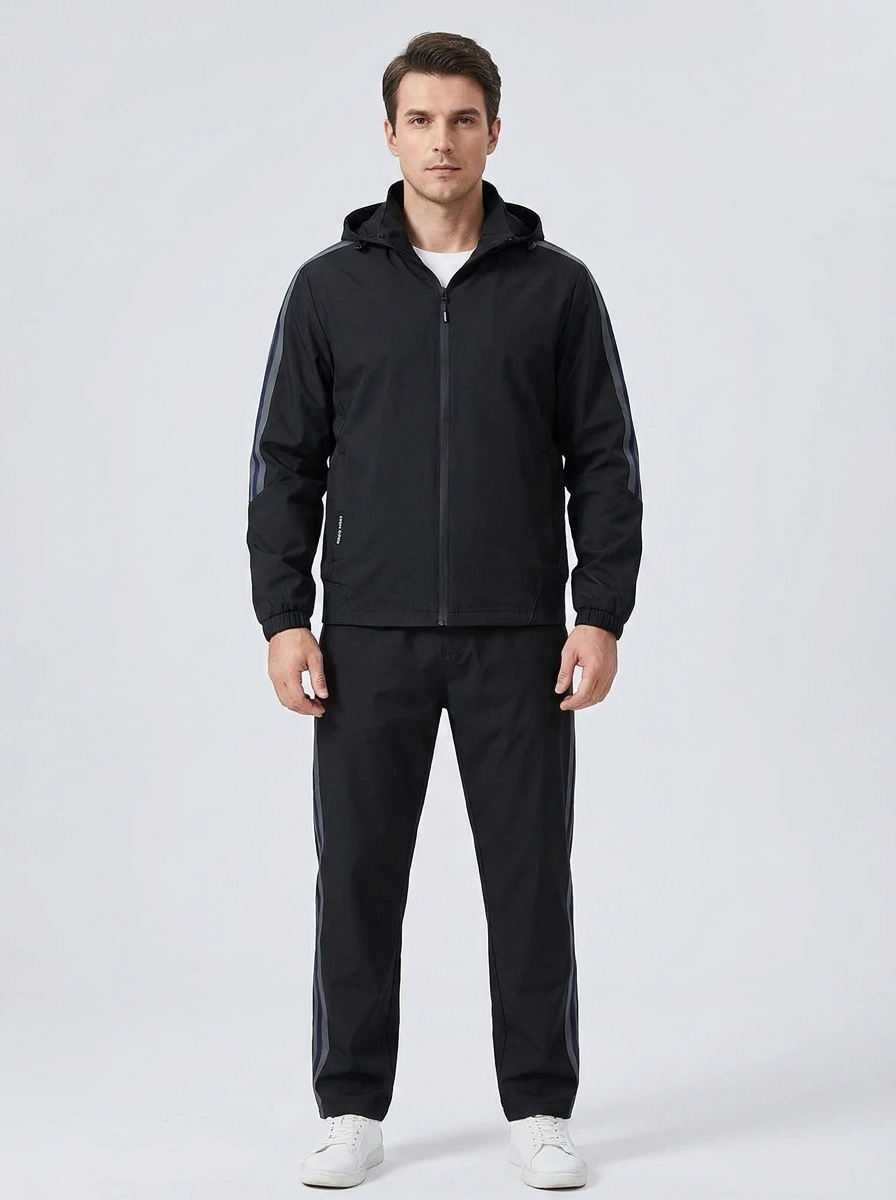 Marcus | Men's Hooded Tracksuit | Zip-Up-Eltrendio