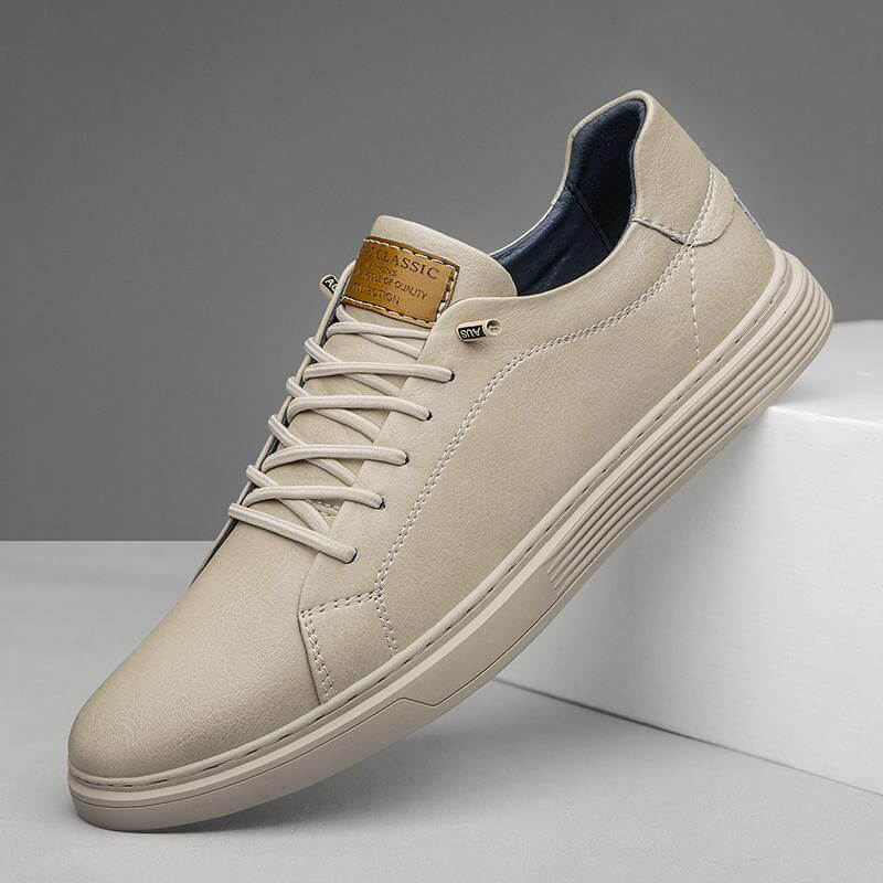 Marcus | Men's Lace-Up Trainers | Low-Top · Eltrendio