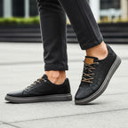 Marcus | Men's Lace-Up Trainers | Low-Top · Eltrendio