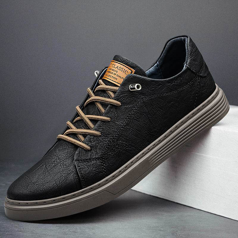 Marcus | Men's Lace-Up Trainers | Low-Top · Eltrendio
