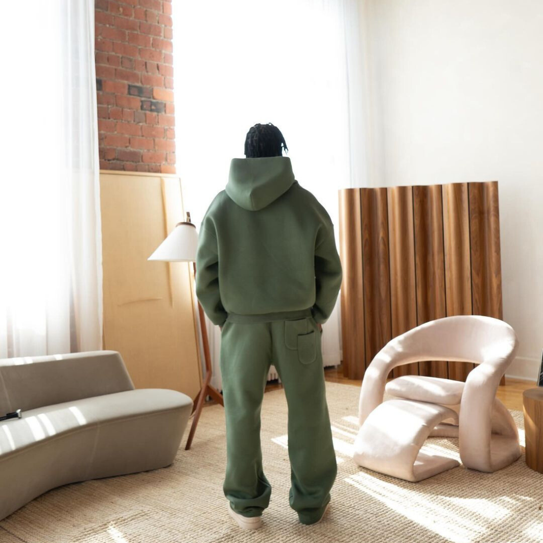 Marcus | Men's Oversized Hoodie | Drawstring Hood · Eltrendio