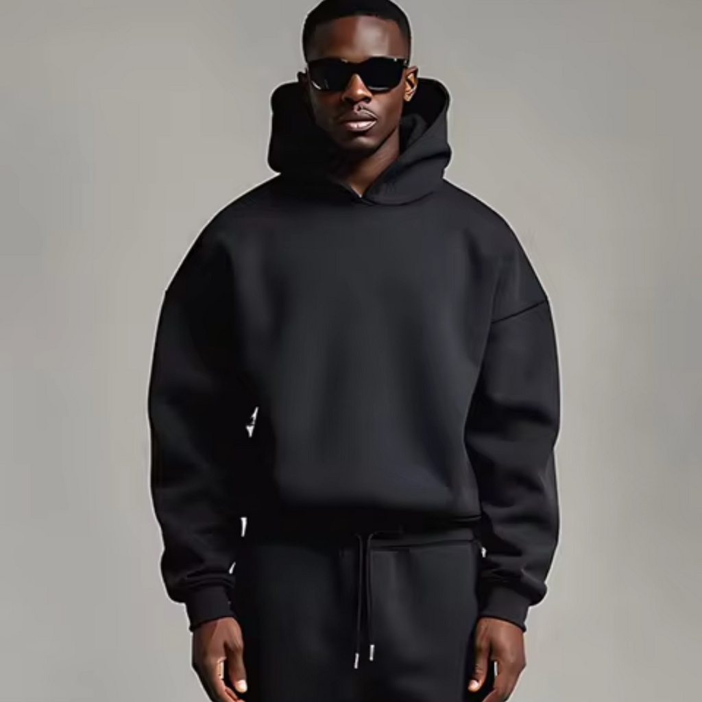 Marcus | Men's Oversized Hoodie | Drawstring Hood · Eltrendio