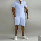 Marcus | Men's Polo Shirt Set | Zip Neck · Eltrendio