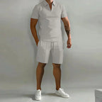 Marcus | Men's Polo Shirt Set | Zip Neck · Eltrendio