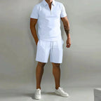 Marcus | Men's Polo Shirt Set | Zip Neck · Eltrendio