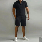 Marcus | Men's Polo Shirt Set | Zip Neck · Eltrendio