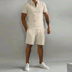 Marcus | Men's Polo Shirt Set | Zip Neck · Eltrendio
