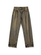 Marcus | Men's Wide-Leg Jeans | Contrast Stitching · Eltrendio
