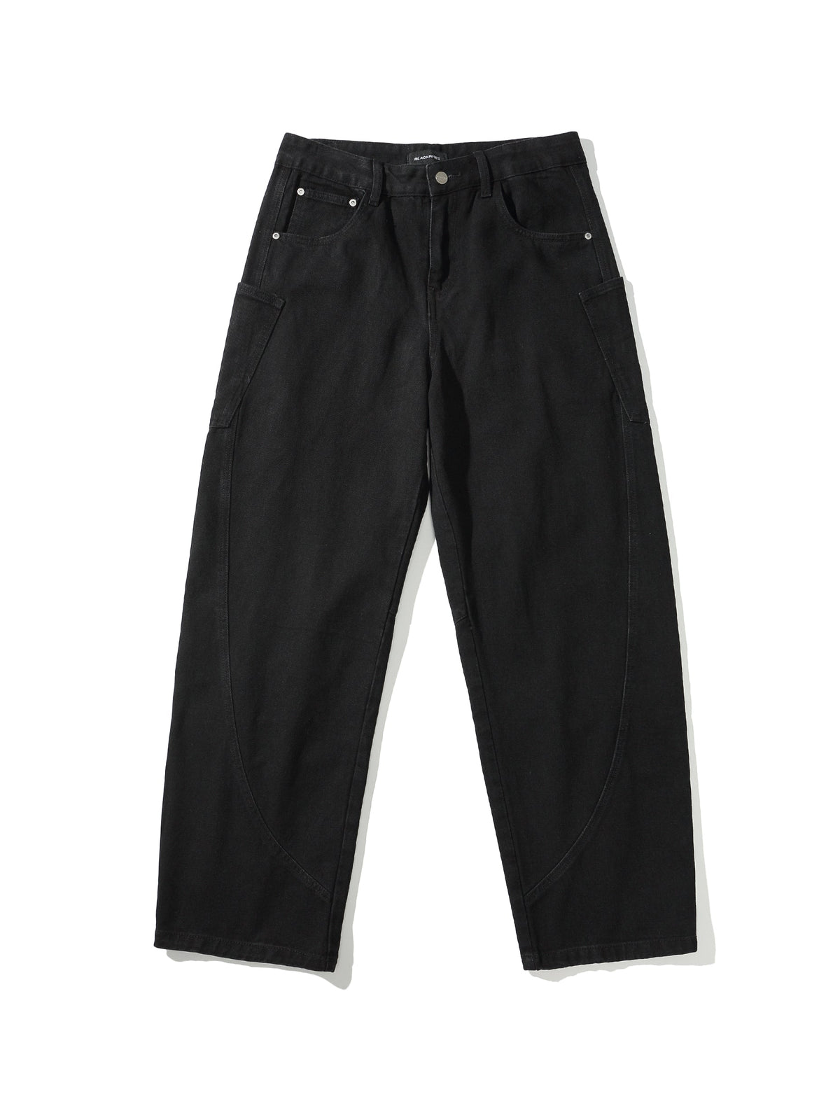 Marcus | Men's Wide-Leg Jeans | Contrast Stitching · Eltrendio