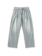 Marcus | Men's Wide-Leg Jeans | Contrast Stitching · Eltrendio