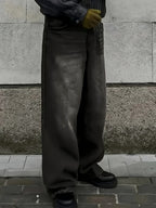 Marcus | Men's Wide-Leg Jeans | Faded Denim · Eltrendio