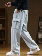 Marcus | Men's Wide-Leg Joggers | Cargo Pocket · Eltrendio
