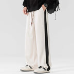 Marcus | Men's Wide-Leg Joggers | Side Stripe · Eltrendio
