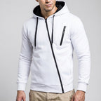 Marcus | Men's Zip-Up Hoodie | Contrast Drawstring · Eltrendio