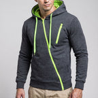 Marcus | Men's Zip-Up Hoodie | Contrast Drawstring · Eltrendio