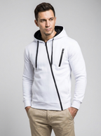 Marcus | Men's Zip-Up Jacket | Contrast Drawstring-Eltrendio