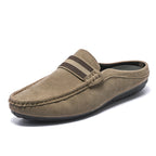 Marcus | Men's Slip-On Moc Toe Low Profile Casual Footwear | Backless Loafers · Eltrendio