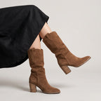Martha | Women's Knee-High Boots | Suede · Eltrendio