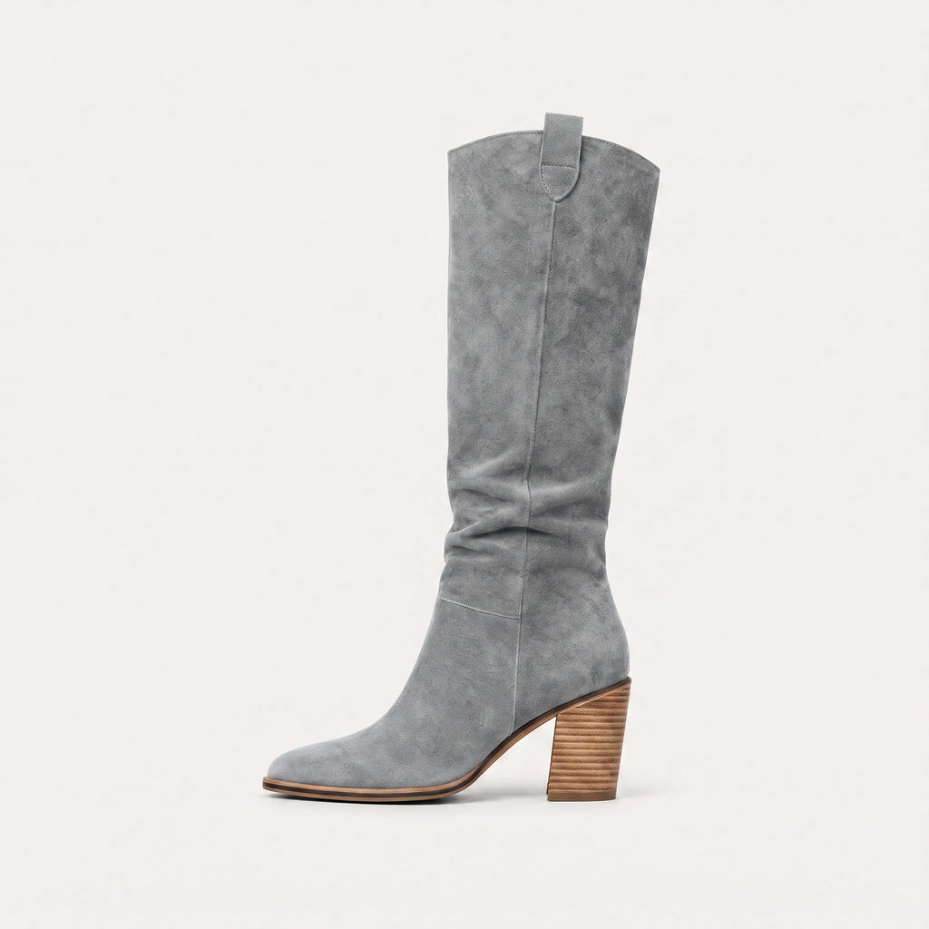 Martha | Women's Knee-High Boots | Suede · Eltrendio