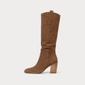 Martha | Women's Knee-High Boots | Suede · Eltrendio