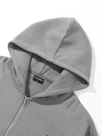 Mason | Unisex Washed Zip Hoodie | Oversized Y2K No Fleece-Eltrendio