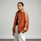 Mei | Women's Oversized Track Jacket | Side Stripes · Eltrendio